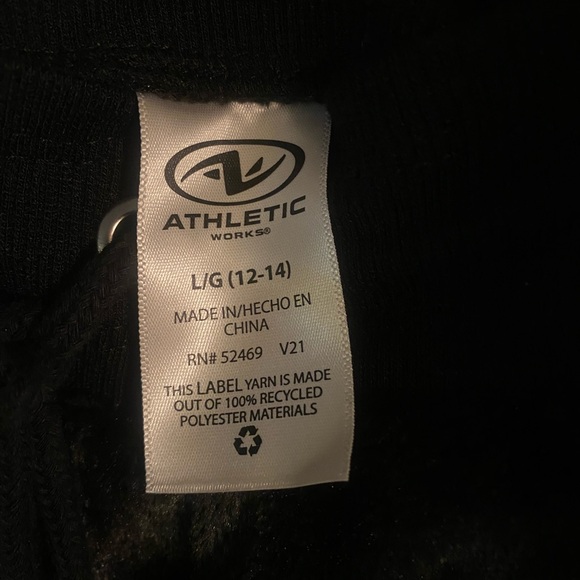 NWT Black velour lounge pants - Picture 5 of 7